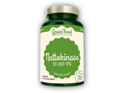 GreenFood Nutrition Nattokinase 90 vegan kapslí