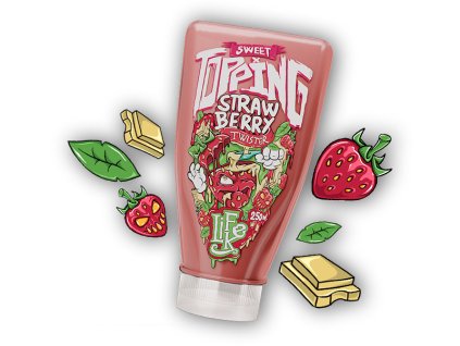 Life Like Sweet Topping - Strawberry Twister 250g