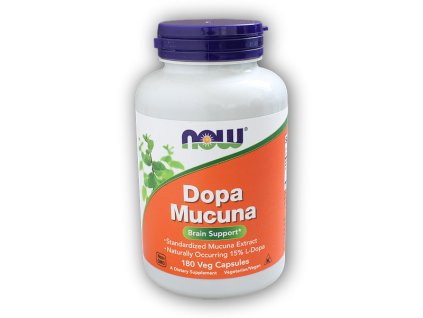 NOW Foods DOPA Mucuna 180 rostlinných kapslí