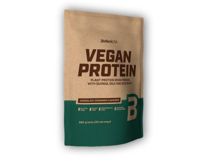 BioTech USA Vegan Protein 500g (Varianta vanilka-sušenka)