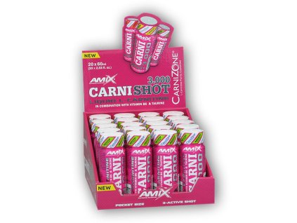 Amix CarniShot 3000 Box 20x60ml (Varianta lemon)