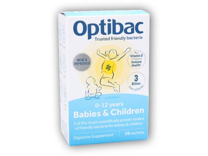 Optibac Babies & Children (Probiotika pro miminka a děti) 10 x 1,5g sáček