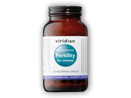 Viridian Fertility for Women 120 kapslí