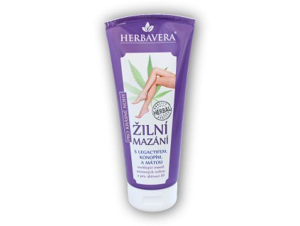 Herbavera Žilní mazání s konopím a mátou 200ml