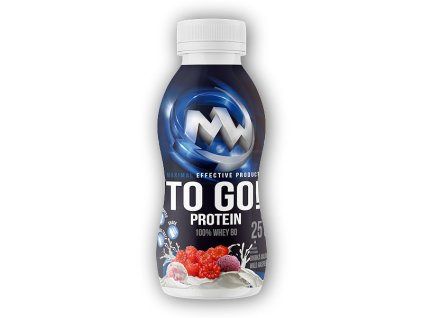MAXXWIN Protein TO GO! 25g (Varianta malina)