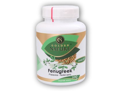 Golden Natur Fenugreek pískavice řecké seno 100 kapslí