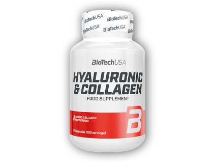 BioTech USA Hyaluronic & Collagen 120 kapslí