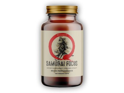 BrainMax Samurai Focus 120 rostlinných kapslí