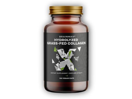 BrainMax Hydrolyzovaný GrassFed Collagen 600mg 100 kapslí