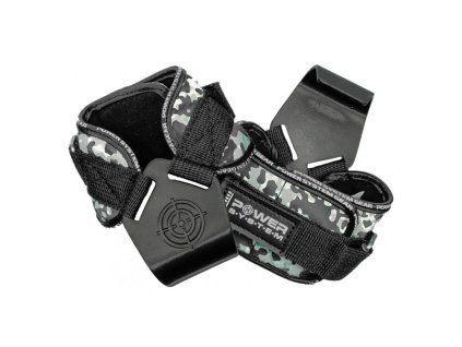 Power System Powersystem posilovací háky POWER HOOKS CAMO (Varianta orange XL)