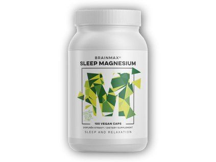 BrainMax Sleep Magnesium 250mg 100 rostlinných kapslí