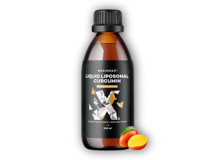 BrainMax Liquid Liposomal Curcumin 200mg 250ml (Varianta mango)