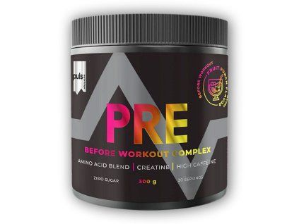 PULS nutrition Pre-Workout Complex 300g (Varianta fruit punch)