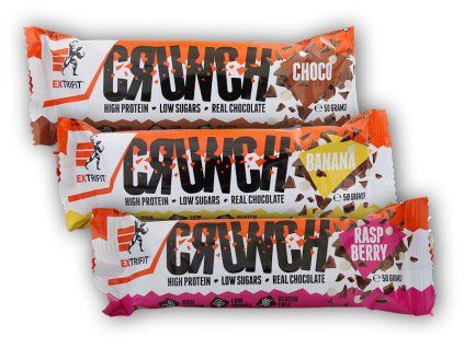 Extrifit Protein Bar Crunch 50g (Varianta banana)