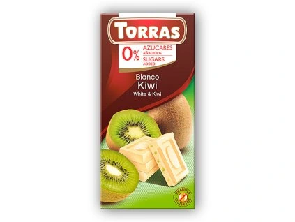 Torras Bílá čokoláda s kiwi 75g