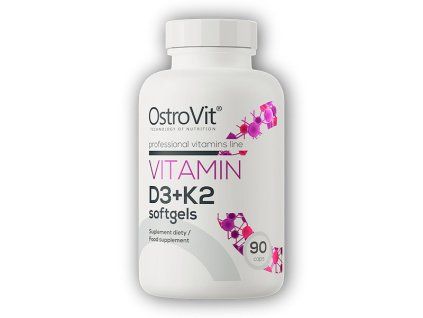 Ostrovit Vitamin D3 + K2 90 kapslí