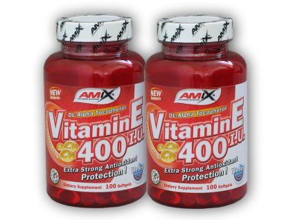 Amix 2x Vitamin E 400IU 100 softgels