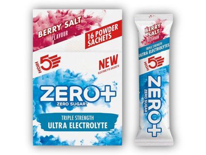 High5 ZERO+ Electrolytes 16 sáčků (Varianta berry salt)