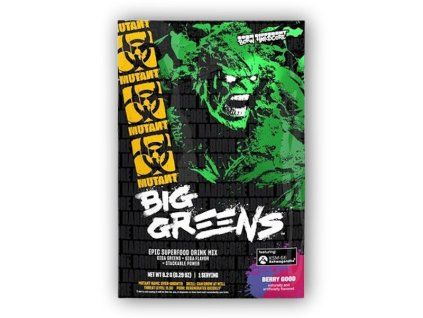 Mutant Mutant BIG GREENS 9,8g (Varianta just chocolate)