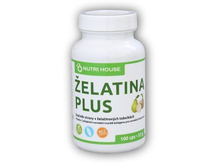 Nutri House želatina Plus 100 kapslí