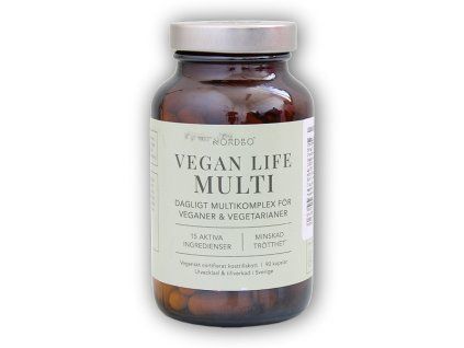 Nordbo Vegan Life Multi 90 kapslí