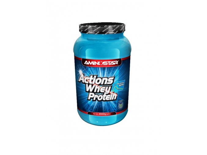 PROTEIN Aminostar Actions Whey Protein 65% 1000g  + šťavnatá tyčinka ZDARMA