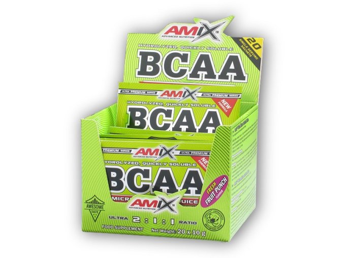Amix High Class Series BCAA Micro Instant Juice 20x10g sáček (Varianta fruit punch)
