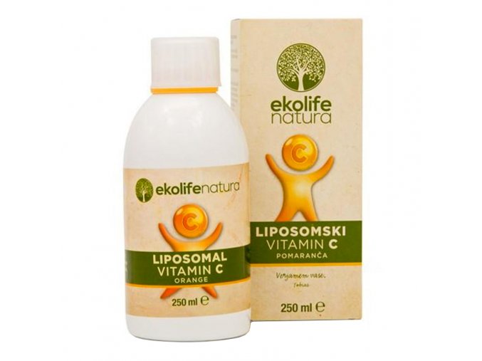 Ekolife Natura Liposomal Vitamin C 500mg 100ml pomeranč
