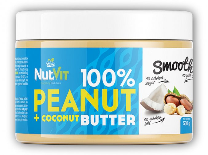 Ostrovit Nutvit 100% peanut + coconut butter 500g