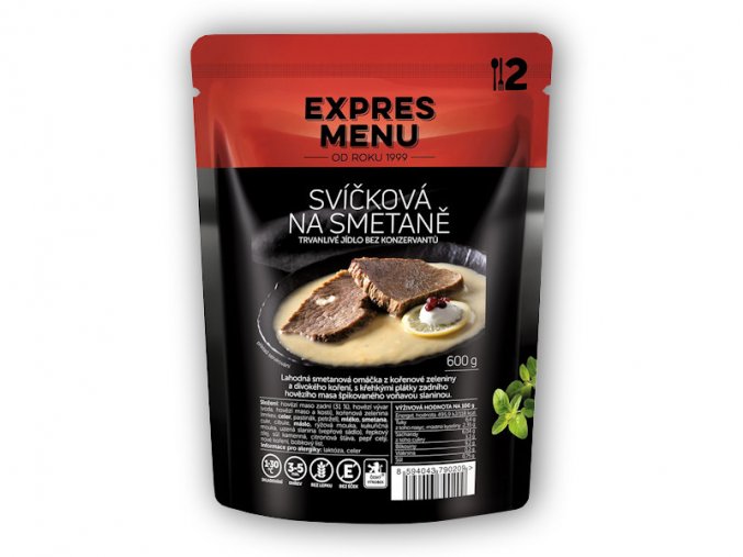 Expres Menu Svíčková na smetaně 600g