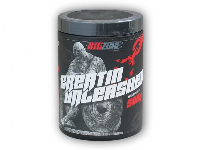 BigZone Creatin unleashed creapure 500g  + šťavnatá tyčinka ZDARMA