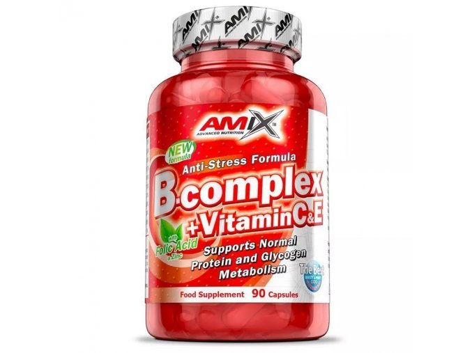 Amix B-Complex + Vitamin C + Vitamin E 90 kapslí