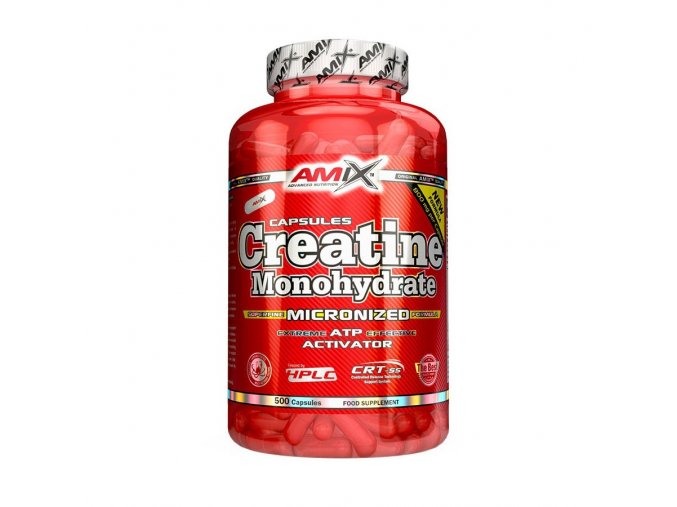 Amix Creatine Monohydrate 500 kapslí  + šťavnatá tyčinka ZDARMA