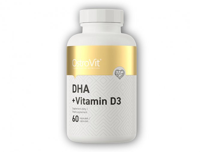 Ostrovit DHA + vitamin D3 60 kapslí