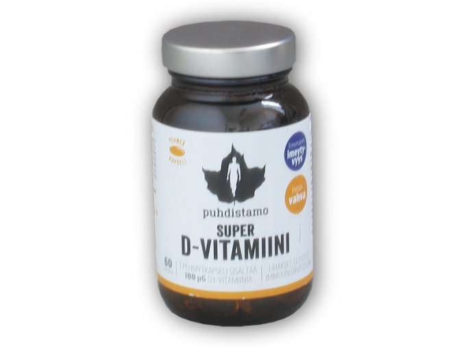 Puhdistamo Super D-Vitamiini 4000IU 60 kapslí