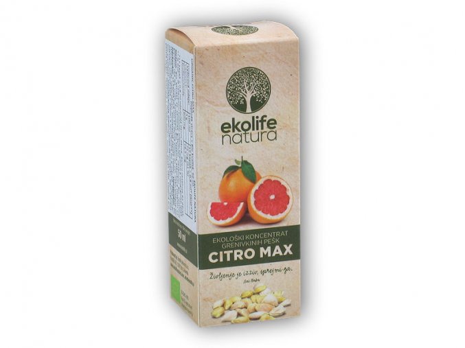 Ekolife Natura Citro Max Organic 50ml Bio ze semínek grepu