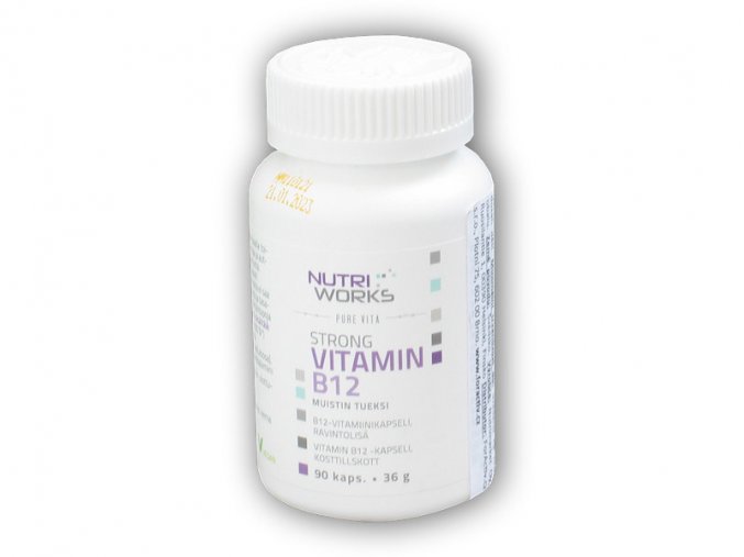 Nutri Works Strong Vitamin B12 90 kapslí