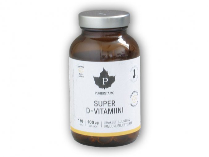 Puhdistamo Super D-Vitamiini 4000IU 120 kapslí