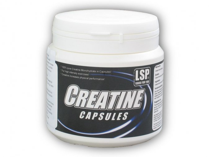 LSP Nutrition Creatine caps 250 kapslí  + šťavnatá tyčinka ZDARMA