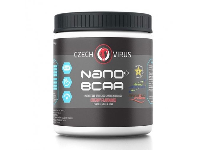 Czech Virus NANO BCAA 500g  + šťavnatá tyčinka ZDARMA