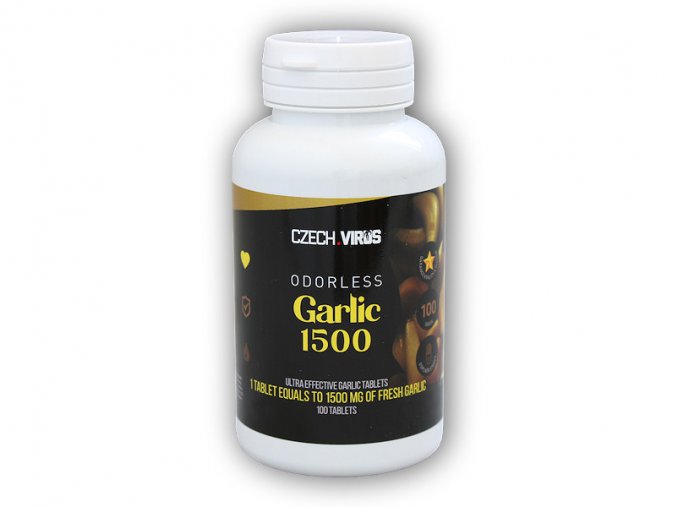 Czech Virus Odorless Garlic 1500 100 tablet