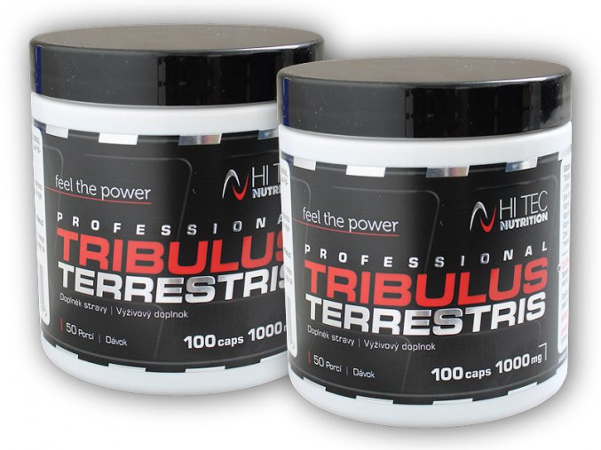 Hi Tec Nutrition 2x Tribulus Terrestris 1000mg 100cps  + šťavnatá tyčinka ZDARMA