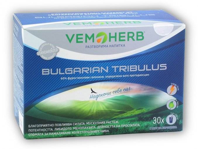 VemoHerb Tribulus Terrestris Instant Drink 30x5g  + šťavnatá tyčinka ZDARMA