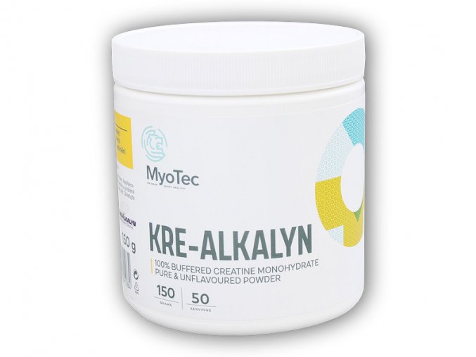 Myotec Kre-Alkalyn 150g  + šťavnatá tyčinka ZDARMA