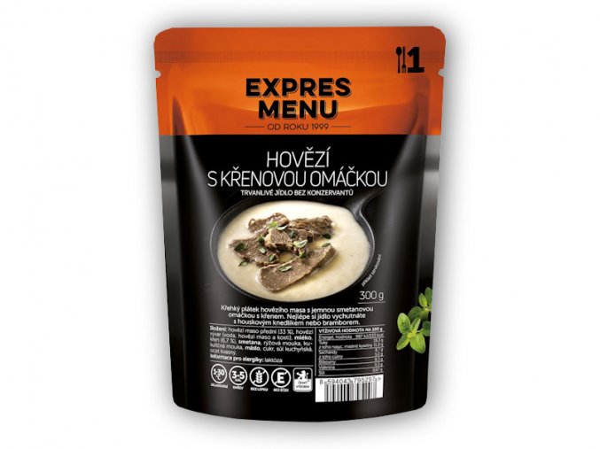 Expres Menu Hovězí s křenovou omáčkou 300g