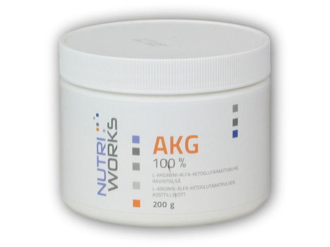 Nutri Works AKG 100% 200g (L-arginin-alfa-ketoglutarát)