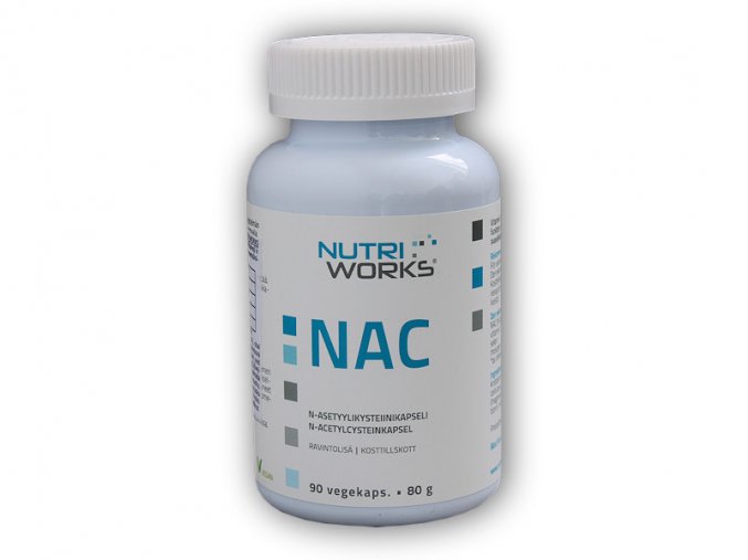 Nutri Works NAC 90 kapslí  + šťavnatá tyčinka ZDARMA