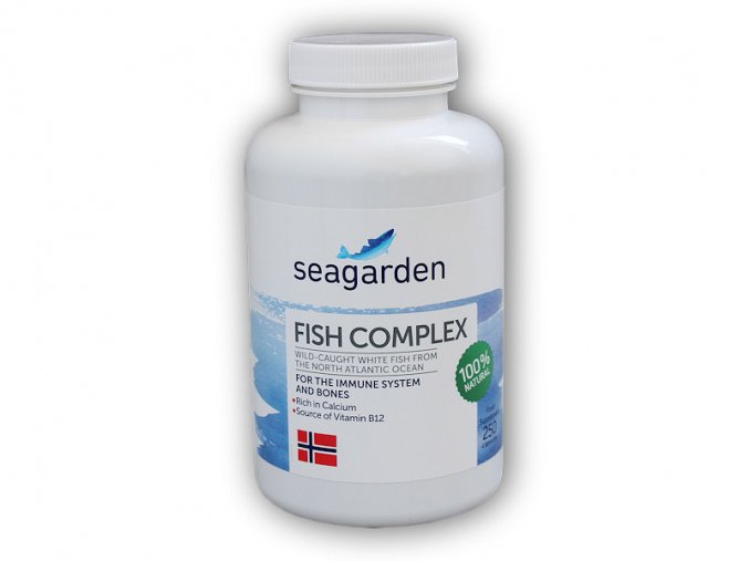 Seagarden Fish Complex 250 kapslí  + šťavnatá tyčinka ZDARMA