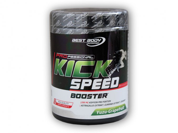 Best Body Nutrition Professional Kick speed booster 600g  + šťavnatá tyčinka ZDARMA
