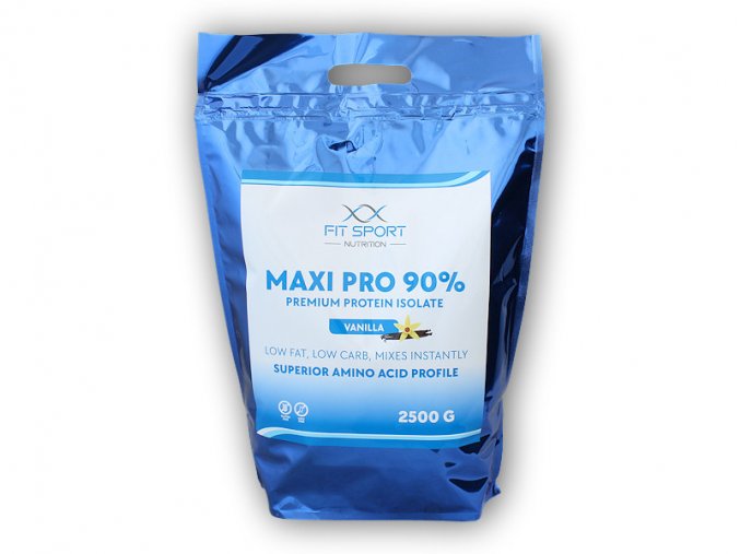FitSport Nutrition Maxi Pro 90% 2500g  + šťavnatá tyčinka ZDARMA